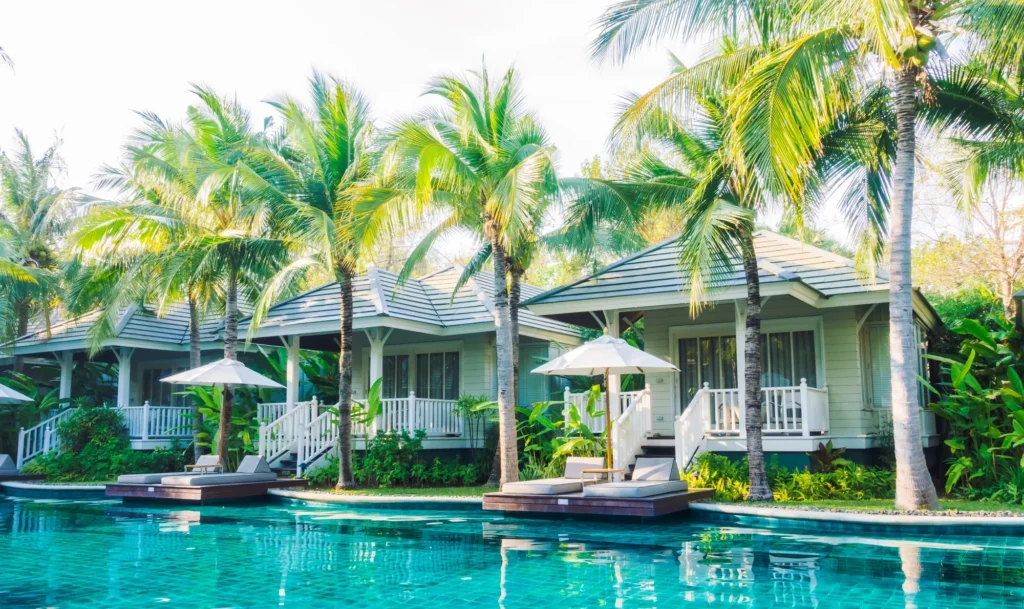 Apartamentos vacacionales junto al mar en Republica Dominicana